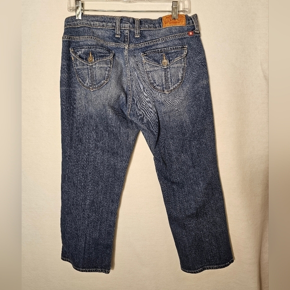 Lucky Brand by Gene Montesano Crop Jeans Women's Size 10 - Picture 5 of 9